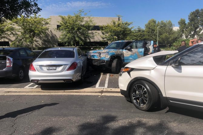 Rivian crash