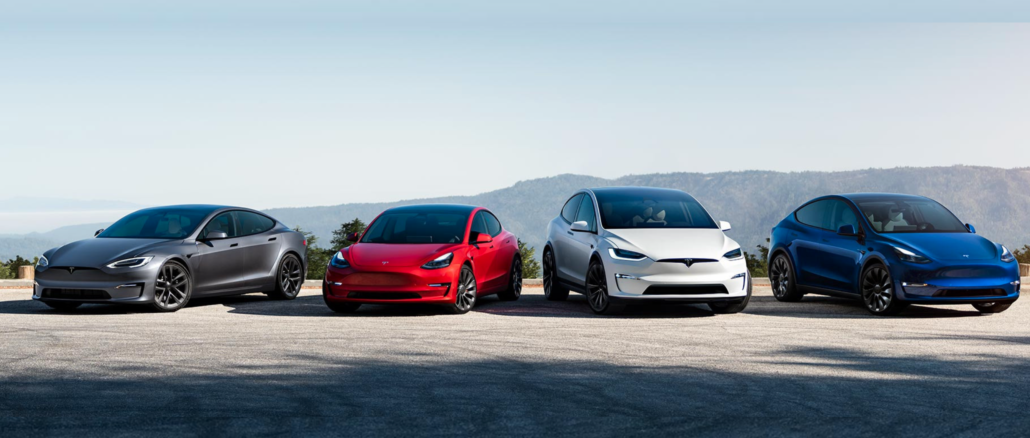 Tesla lineup S3XY