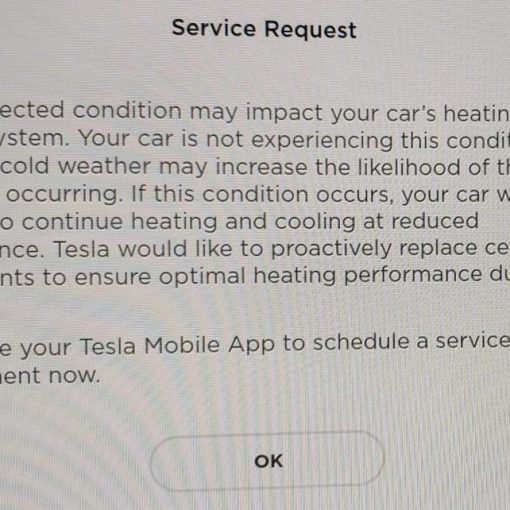 Heat pump service request