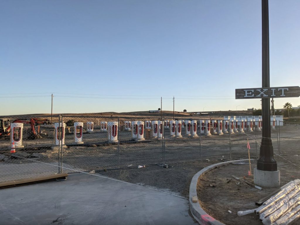 New Kettleman City Tesla Supercharger station adds another 56 stalls
