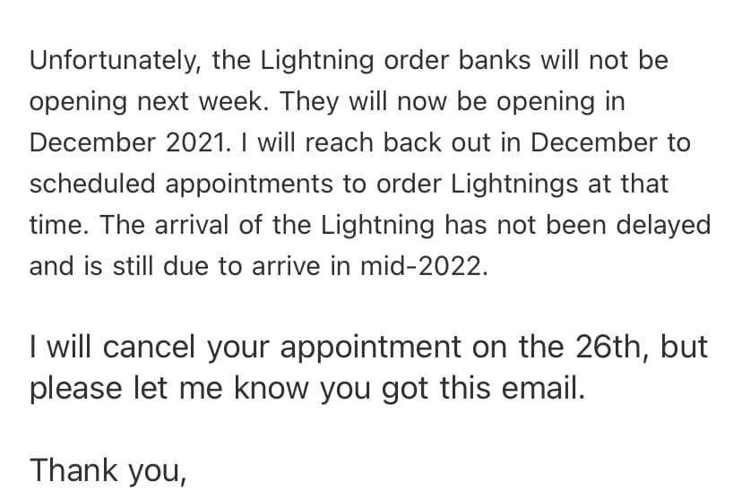 Lightning email