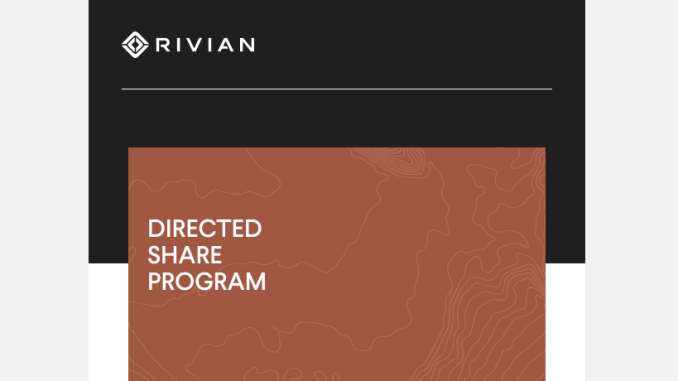 Rivian Directed Share