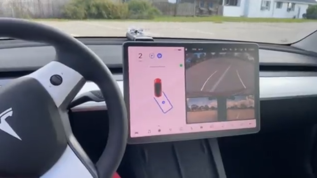 The AutoPark feature for the Tesla Model 3 is back, along with a couple