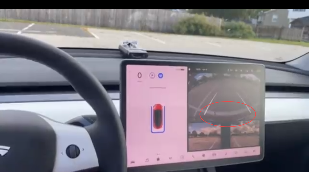 Tesla Model 3/Y visionbased Autopark tested in empty parking lot