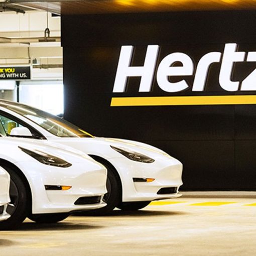 hertz rental tesla