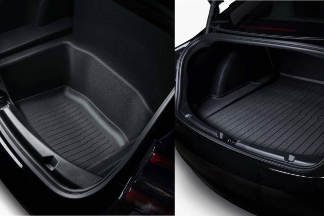 rear trunk liner well