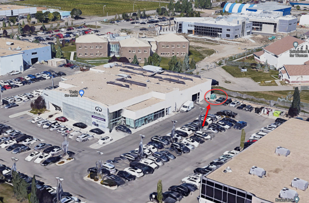 Edmonton Supercharger location