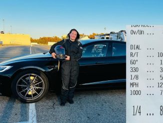 Model S Plaid record time slip