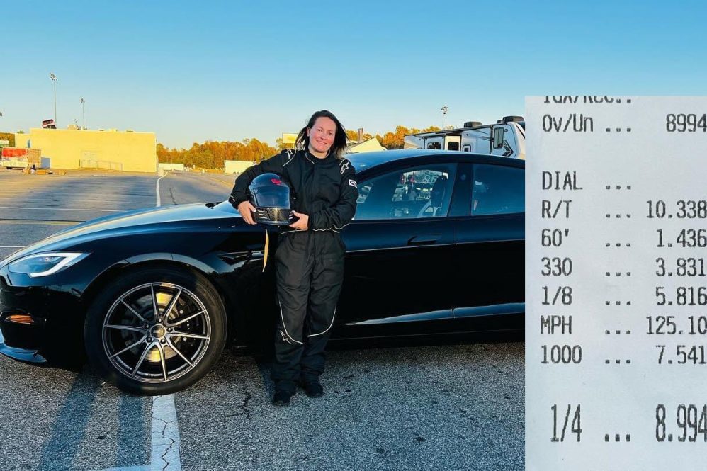 Model S Plaid record time slip