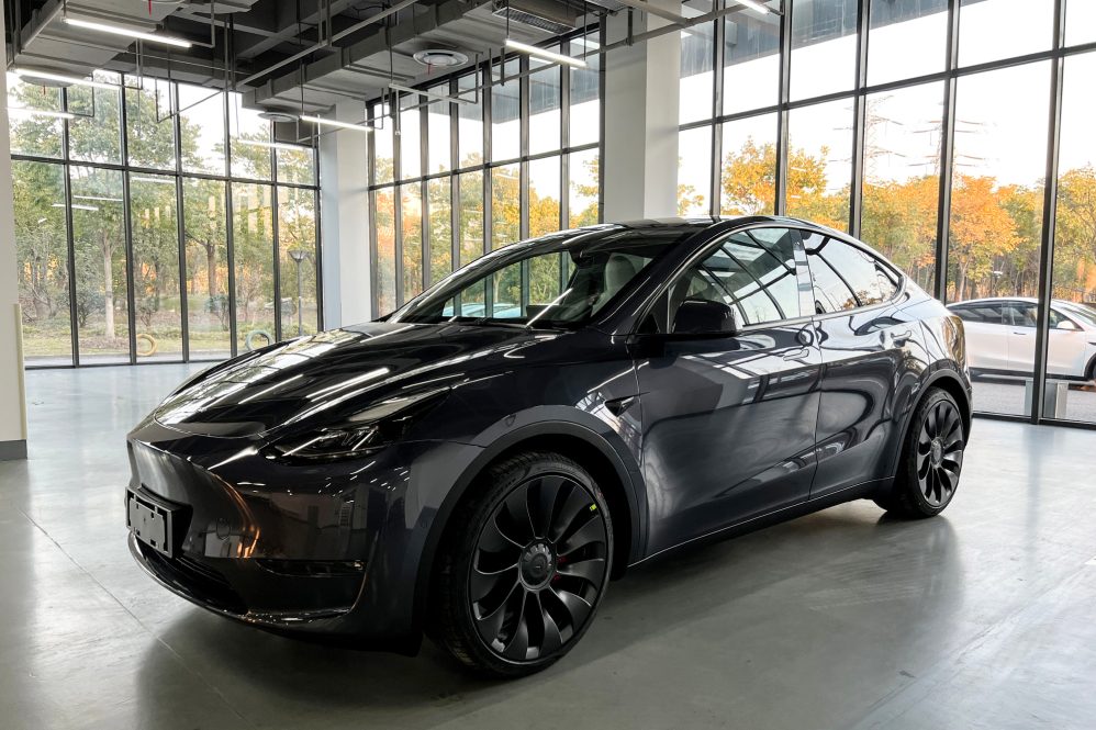 Model Y performance china first
