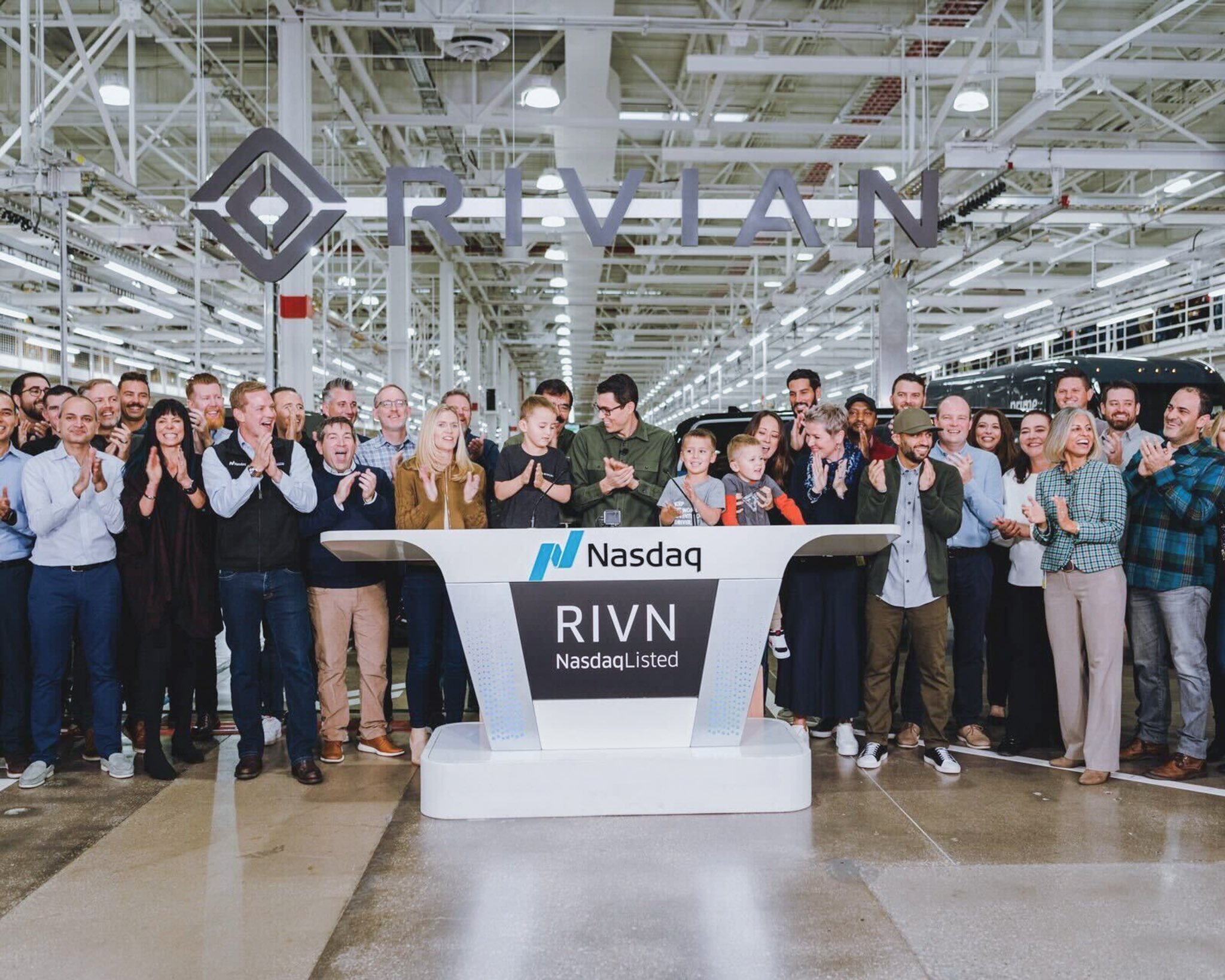 Rivian (RIVN) goes public and hits 100 billion valuation Drive Tesla