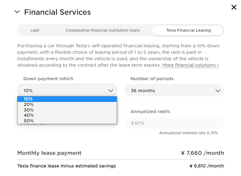 Tesla China Financial Leasing