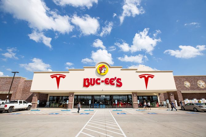bucees tesla