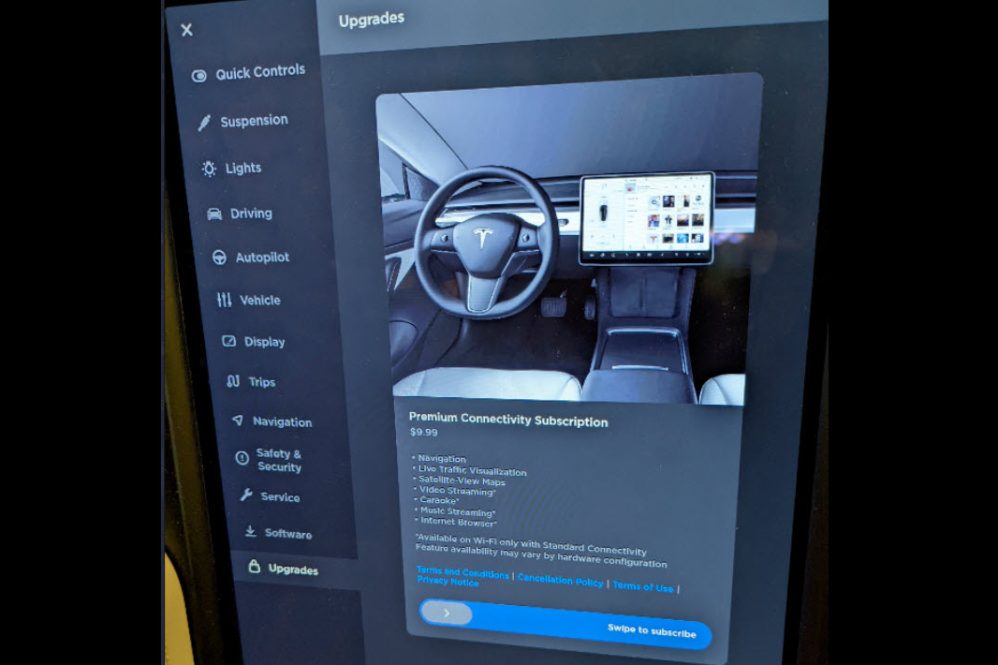 in car subscriptions