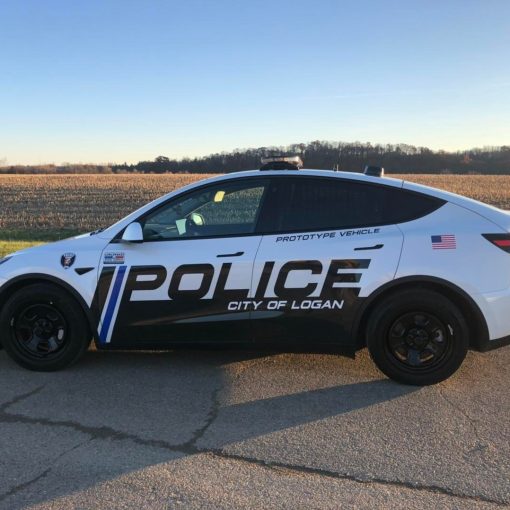 logan police tesla model y