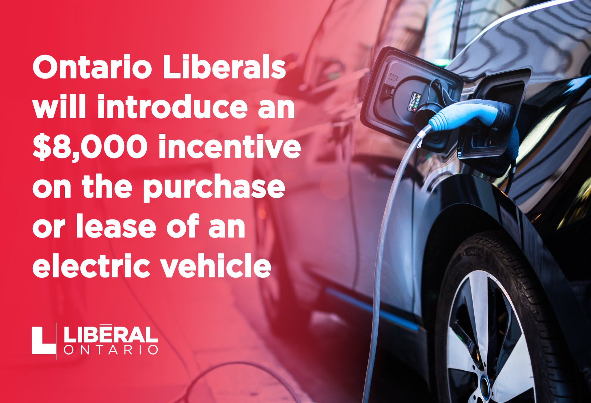 Ontario Liberals propose up to 9,500 in EV related incentives if