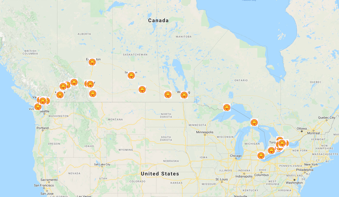 Shell Canada EV charging network from British Columbia to Ontario ...