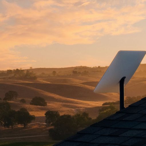 sqaure starlink dish