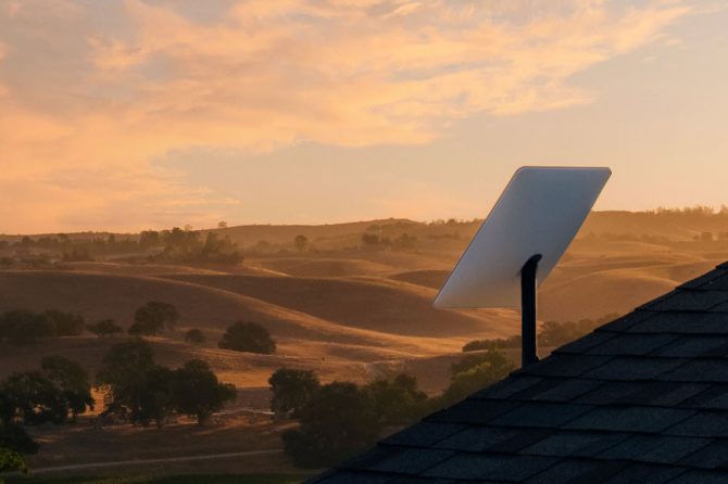 sqaure starlink dish