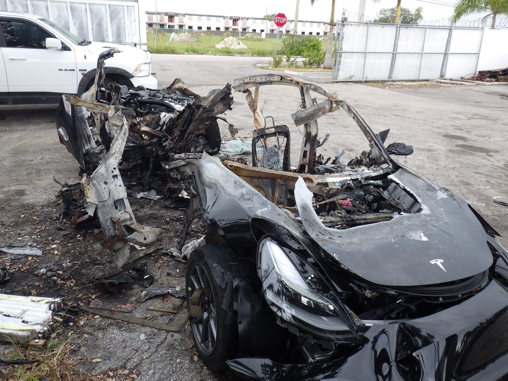 tesla crash