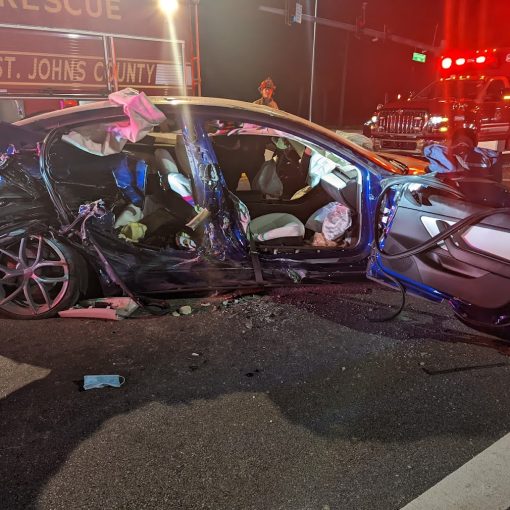 Model 3 accident