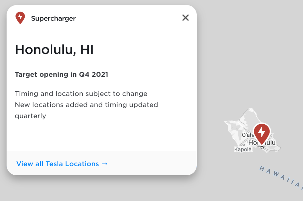 honolulu supercharger