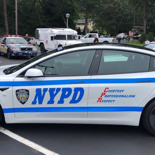 nypd tesla model 3
