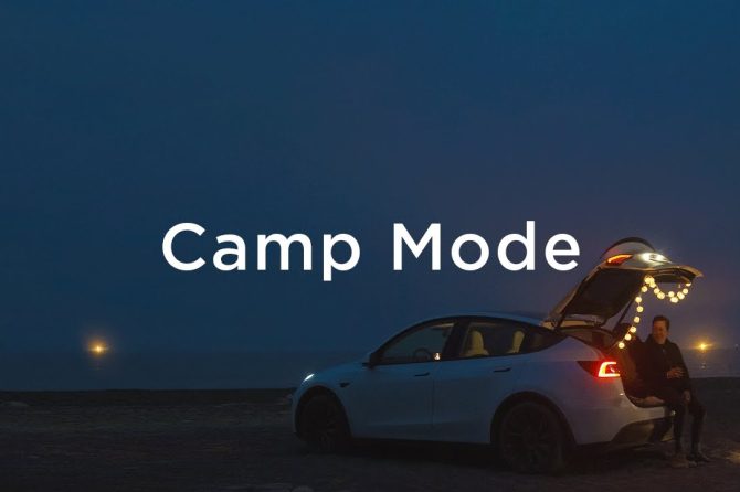 tesla camp mode