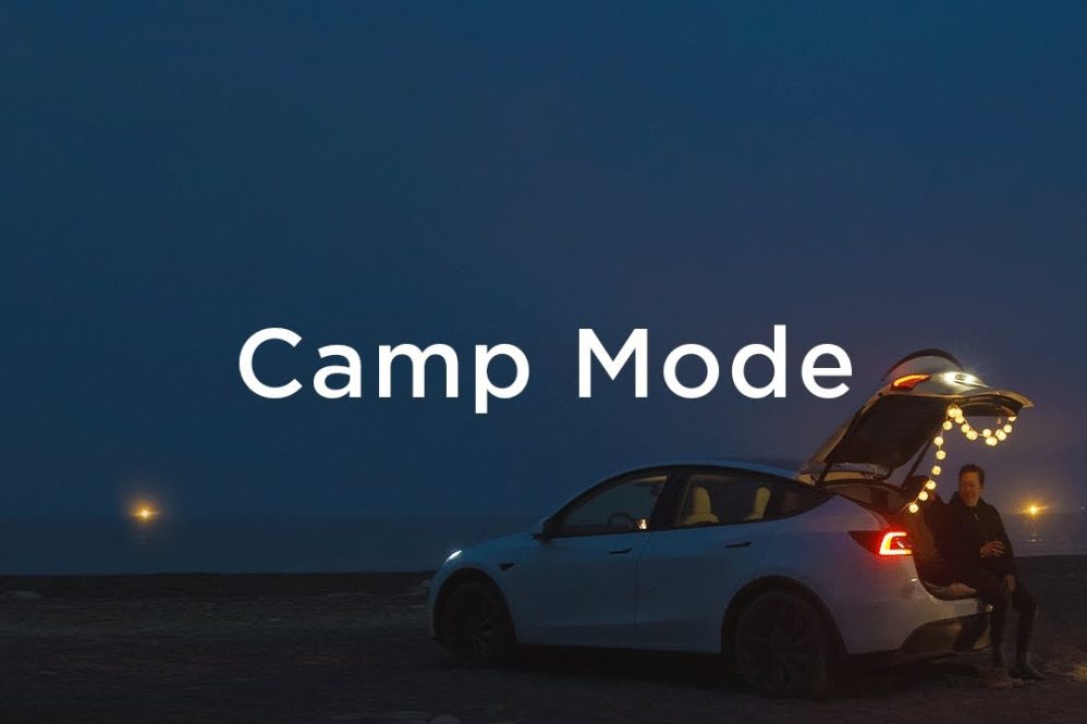 tesla camp mode