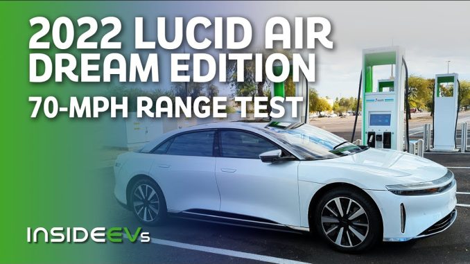 Lucid Air 70 mph test