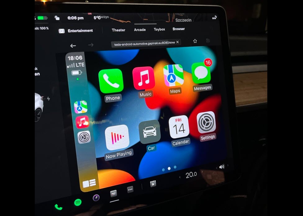 Apple CarPlay on Tesla? This owner develops a workaround - Drive Tesla