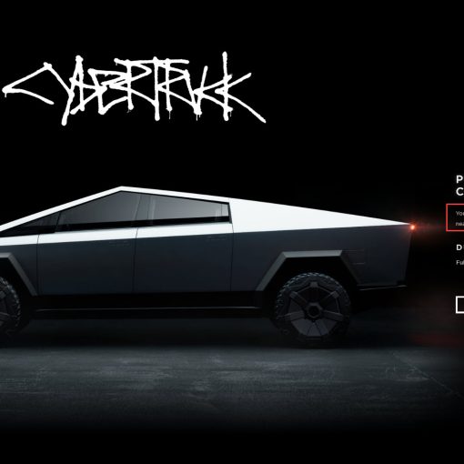 cybertruck order page