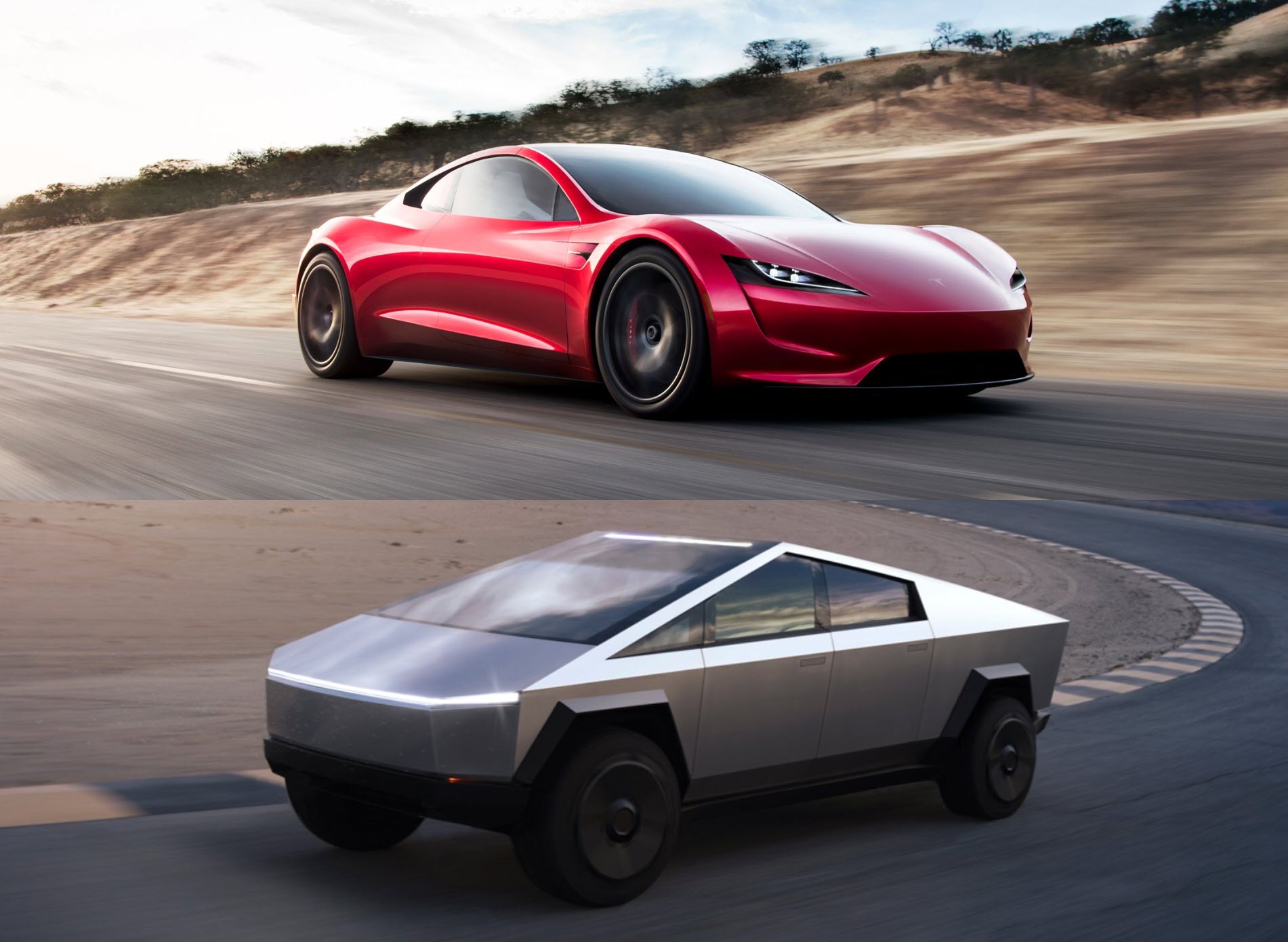 Tesla Roadster 2012 оранжевая