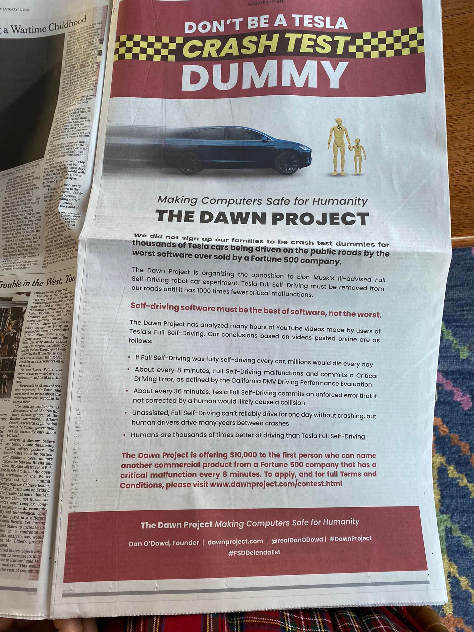 dawn project ad