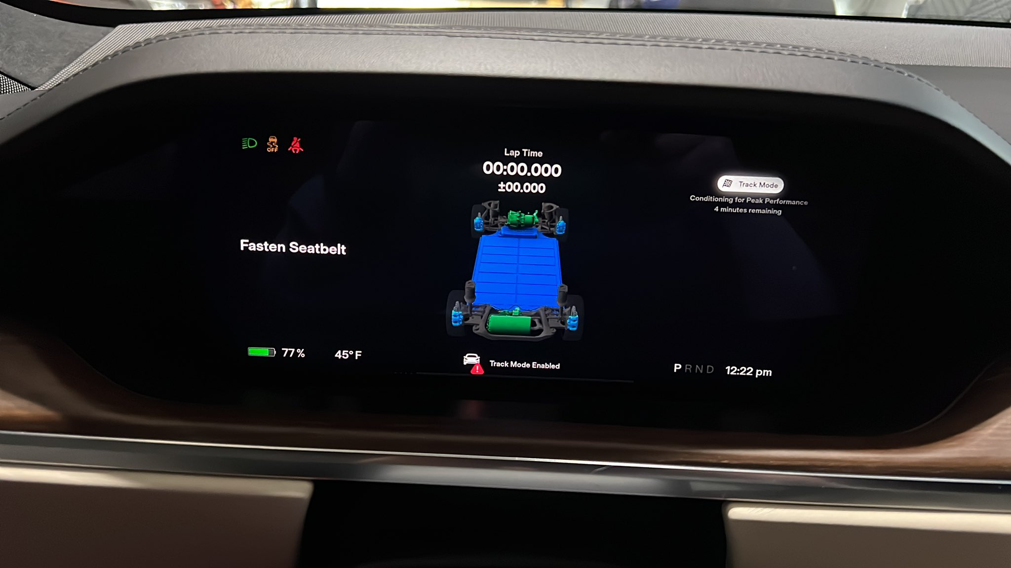 track mode interface