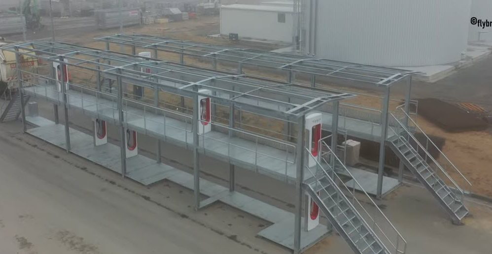 giga berlin supercharger stack