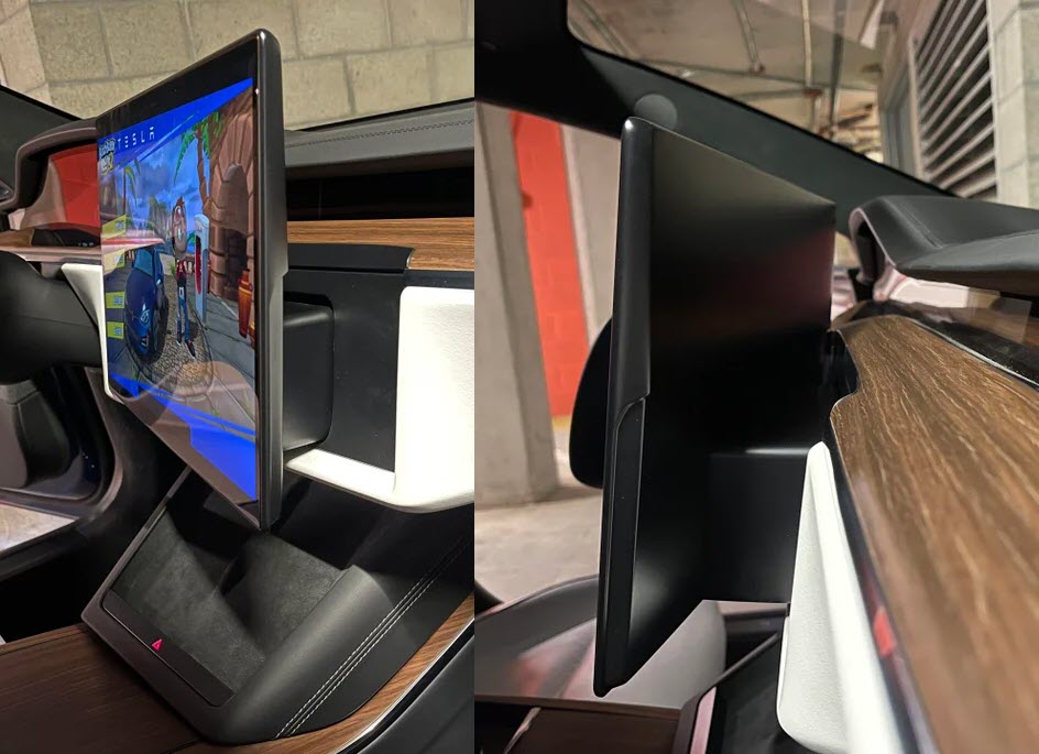 Tesla finally adds screen tilt feature to Model S [Video] Drive Tesla