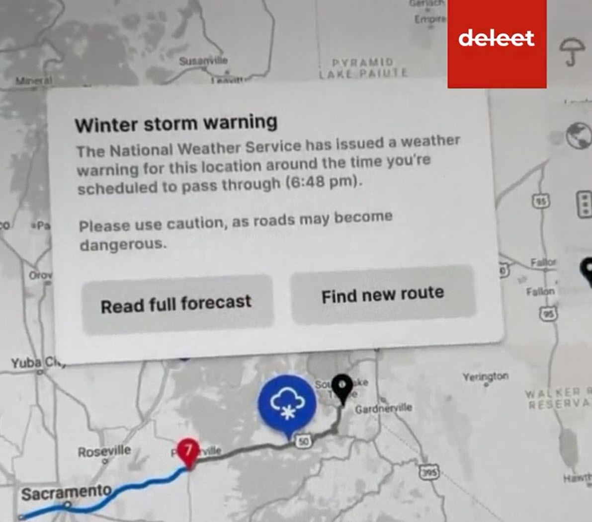 storn warning details
