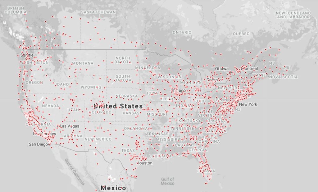 Complete list of soon" Tesla Supercharger addresses in the
