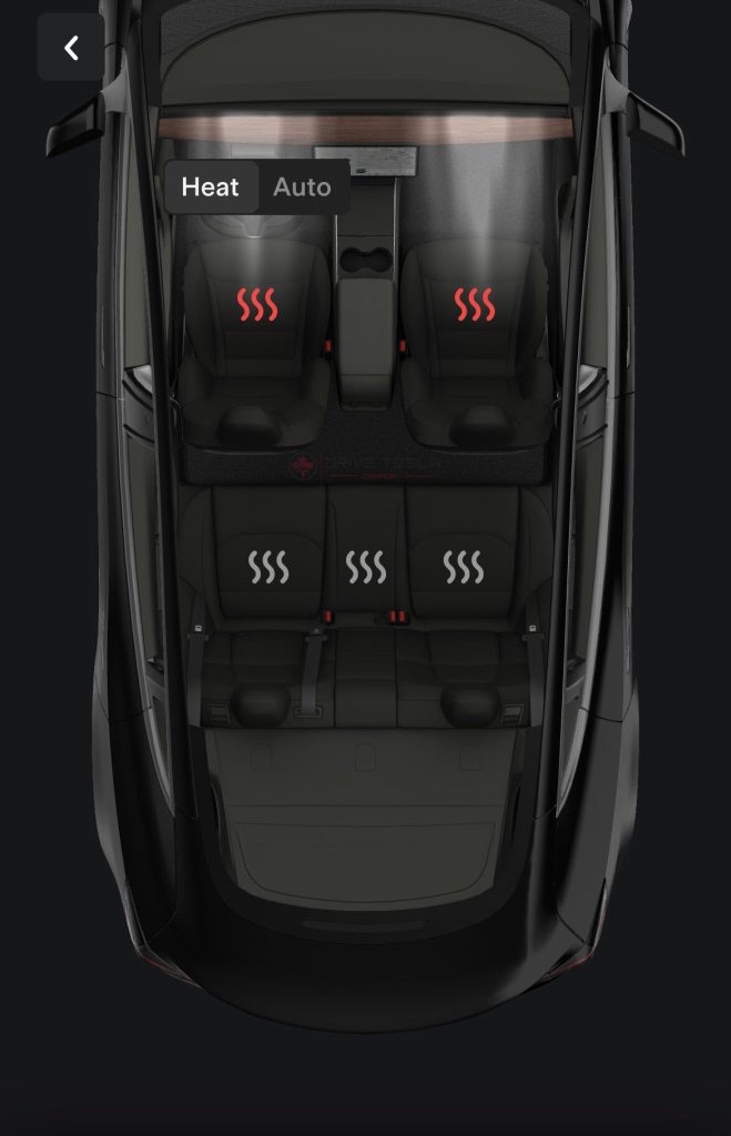 Tesla to add auto heated seat controls to mobile app Drive Tesla