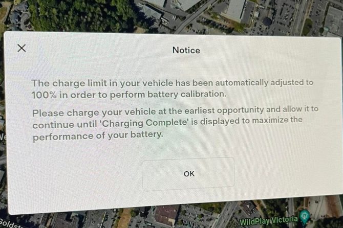 battery notification