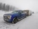 ford lightning towing in snow