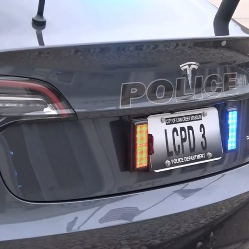 linn creek tesla police car