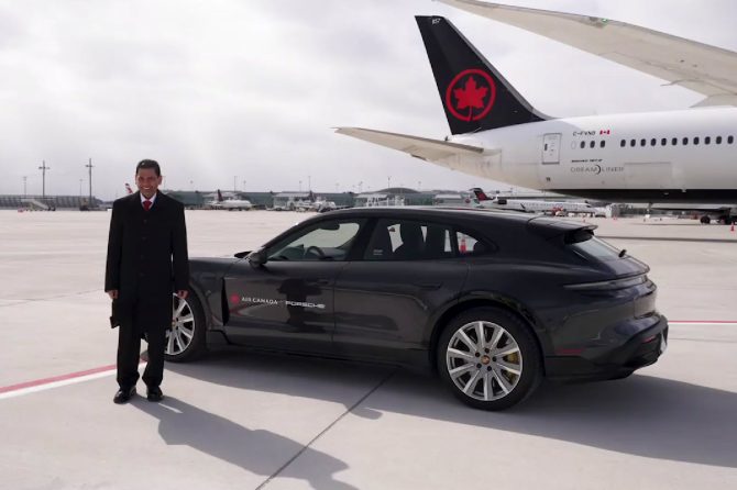air canada porsche