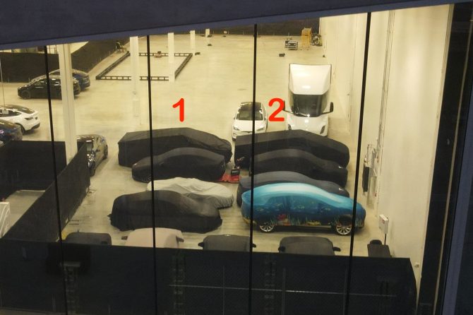 cybertrucks inside giga texas