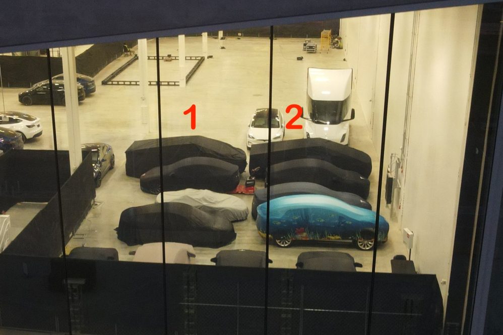 cybertrucks inside giga texas