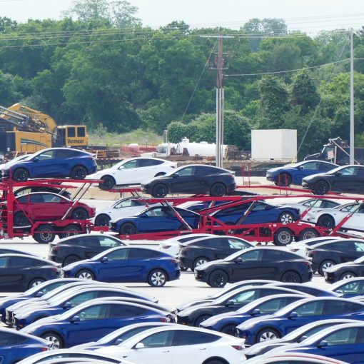 giga texas car carriers