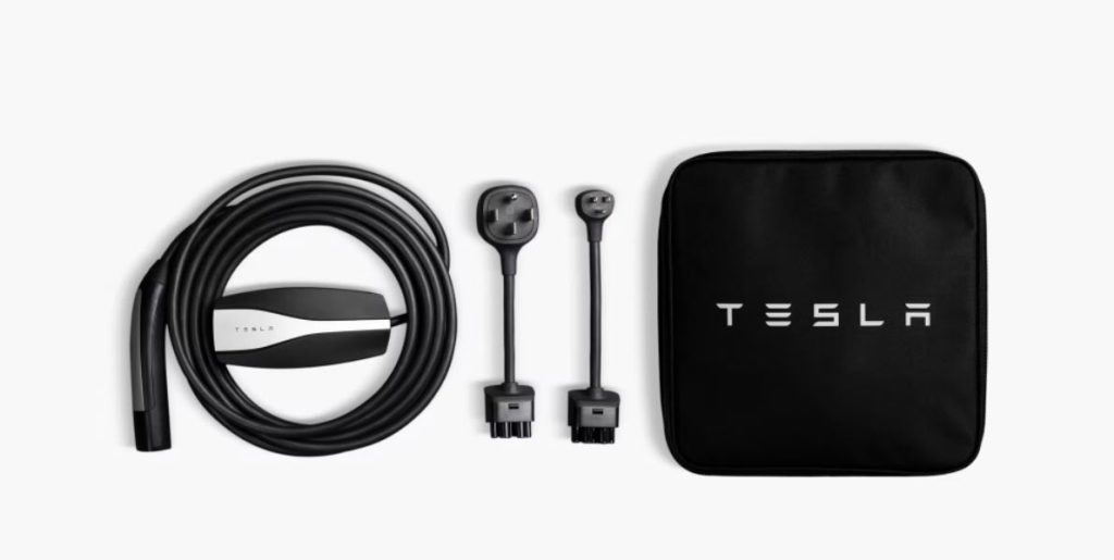 Tesla adds cheaper Mobile Connector with NEMA1450 adapter and lowers