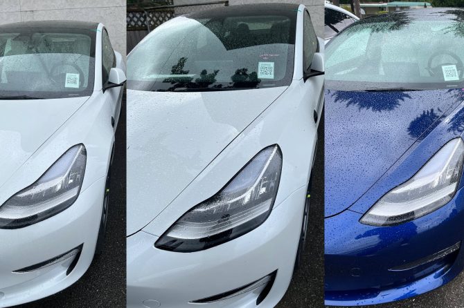 old headlights model 3