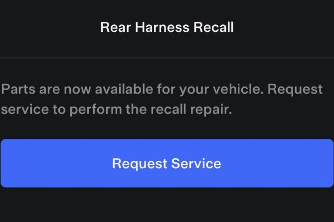 rear harness recall 2